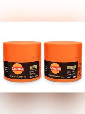 Carroten Intensive Tanning Gel 2 Pack 50ml 1.7oz Original Formula New